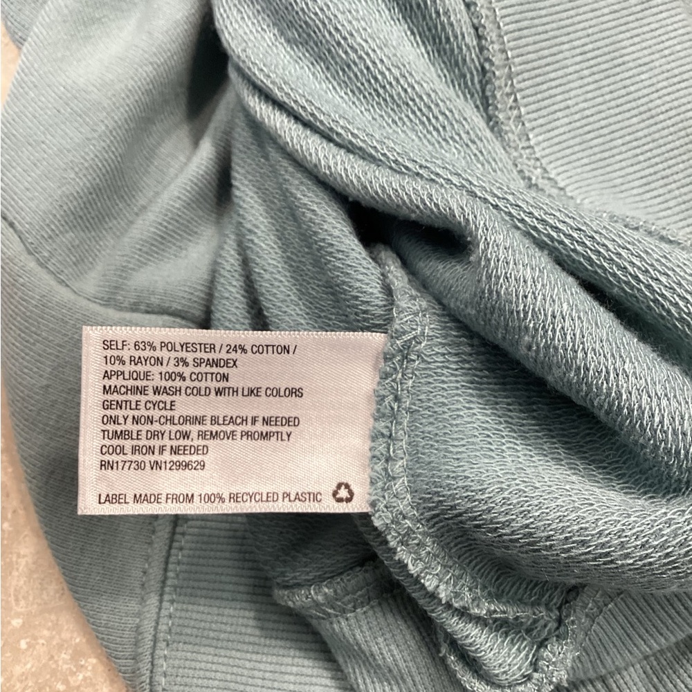 Knox Rose sage long sleeve Henley sweater XXL with lace detail - Picture 7 of 9